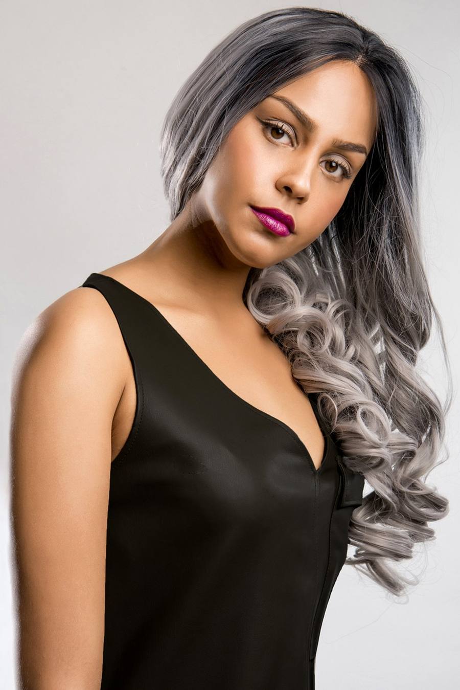 Hair catalog photograph