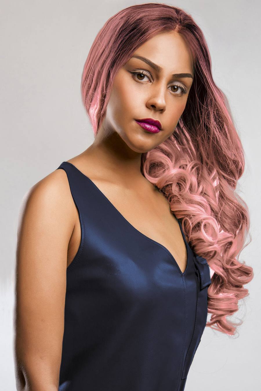 Hair catalog photograph